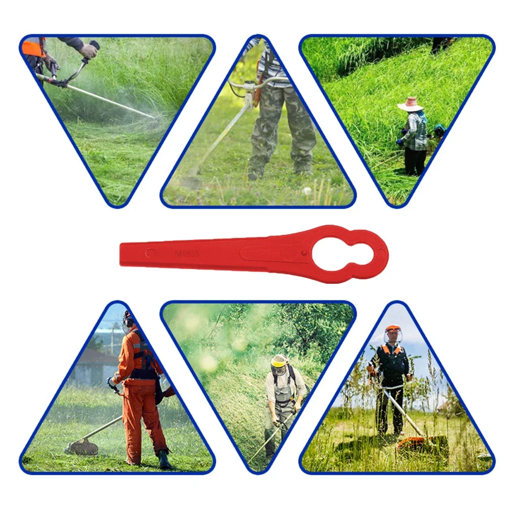 Лезвия для стрижки травы пластиковые L83 20/60/100/120 шт.