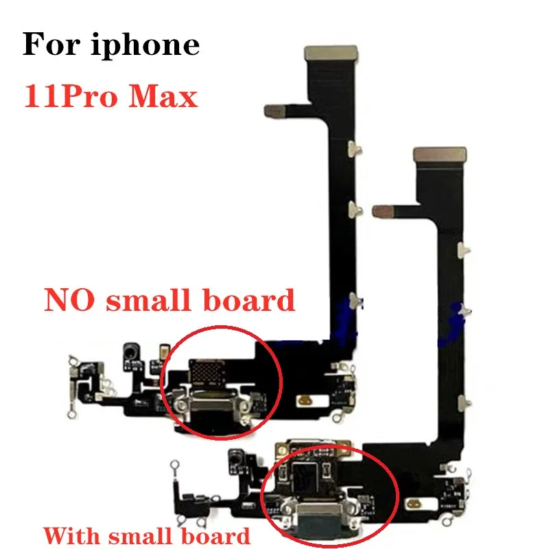 

1 шт. для iPhone 11 Pro Max зарядный USB-порт док-разъем гибкий кабель с микрофоном и аудиоразъемом для наушников