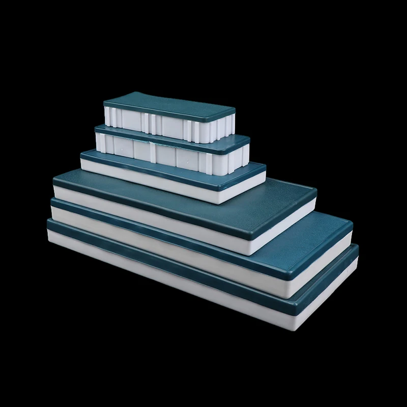 

Color Palette Box Flip Soft Cover Plastic Square Watercolor Pigment ArtPaint Box