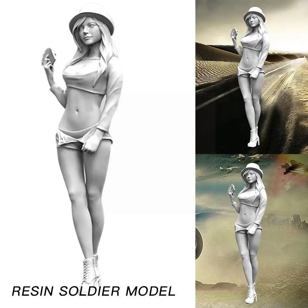 

Красивая девочка солдат серия смолы солдат белый модель карты части оригинальный продукт статический стиль упаковка включает модель