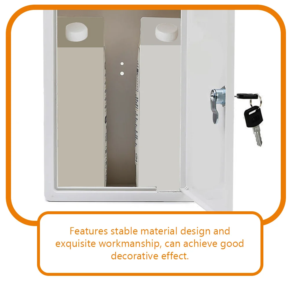 Коробка для молока Настенный уличный железный лист Почтовый ящик свежей