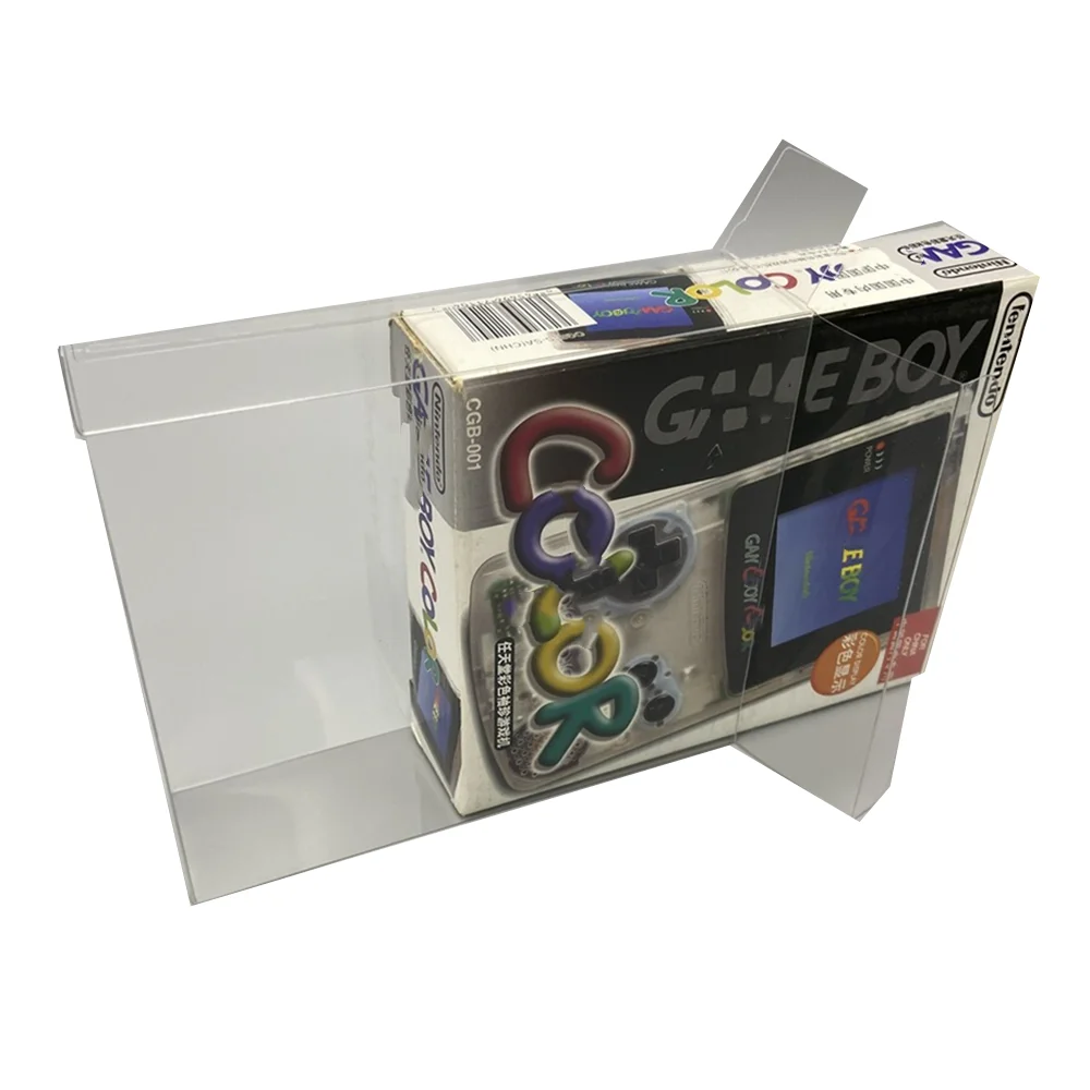 Collection Display Box For GBC/Nintendo Game Boy Color Game Storage Transparent Boxes TEP Shell Clear Collect Case