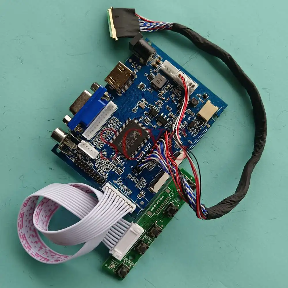 

For LTN156AT30-T01 DIY Kit Notebook 1366*768 AV+VGA+HDMI-Compatible LVDS 40 Pin 15.6" LCD Screen Controller Board