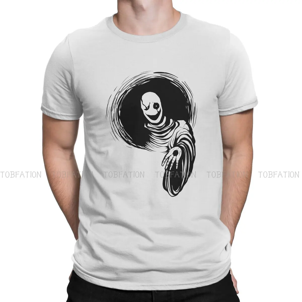 

Футболка мужская с круглым вырезом, из чистого хлопка