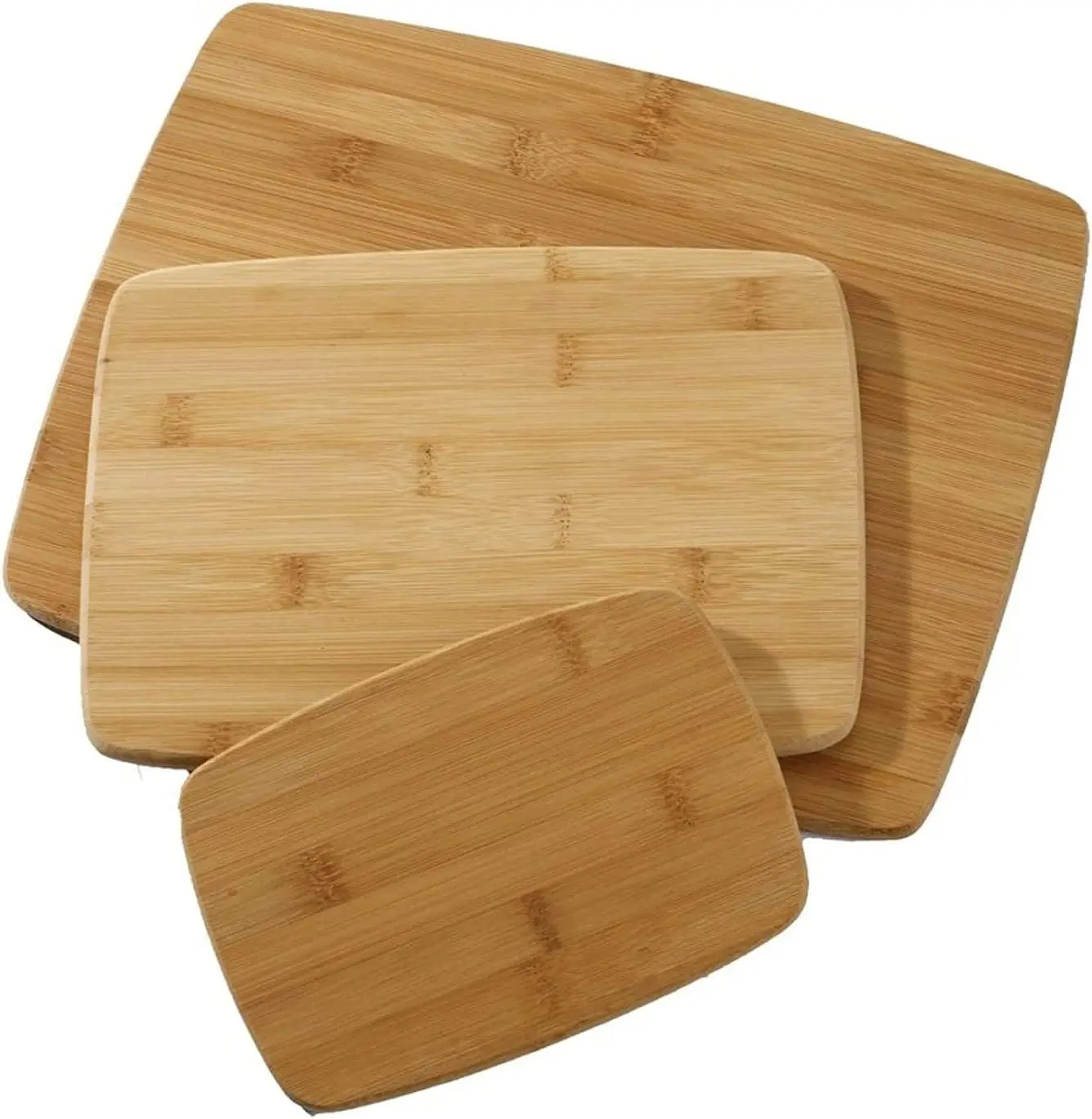 

Bamboo Cutting Board Set, Set of 3 Varied Sizes, Natural