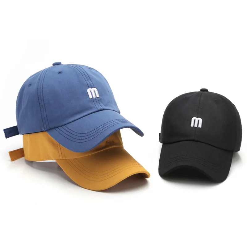 

Casual Baseball Cap For Men Streetwear Sun Hats Women Letter M Embroidery Cotton Snapback Caps Outdoor Trucker Hat Adjustable