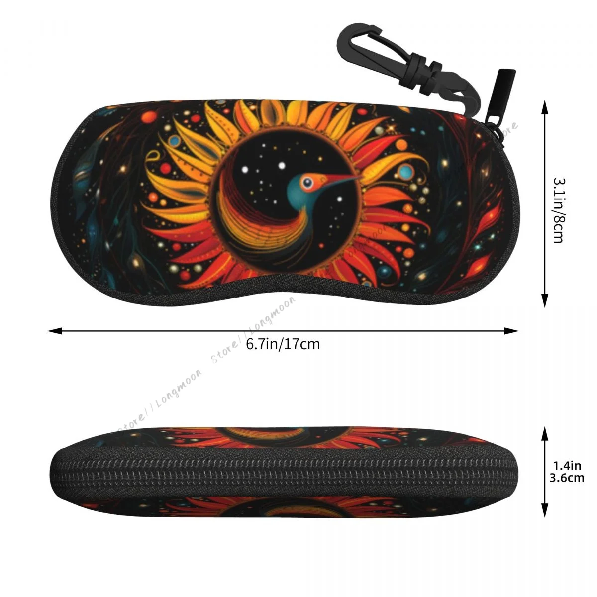 Футляр для очков Защитный футляр красочный мужчин и женщин чтения аксессуары