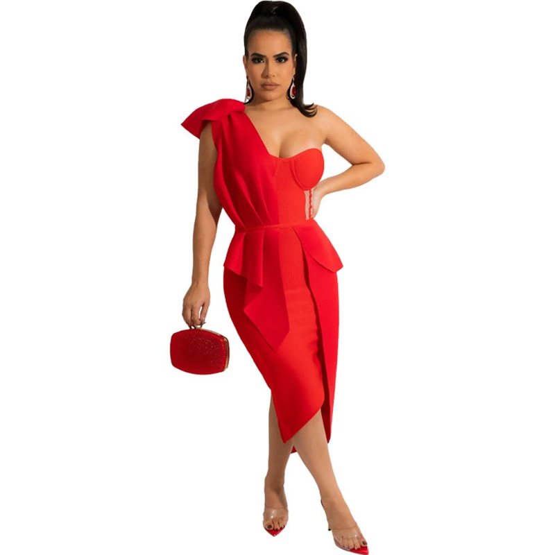 

African Dresses For Women 2022 Summer Sleeveless New Africa Clothes Dashiki Patchwork Ankara Bazin Traditional Robe Midi Dress