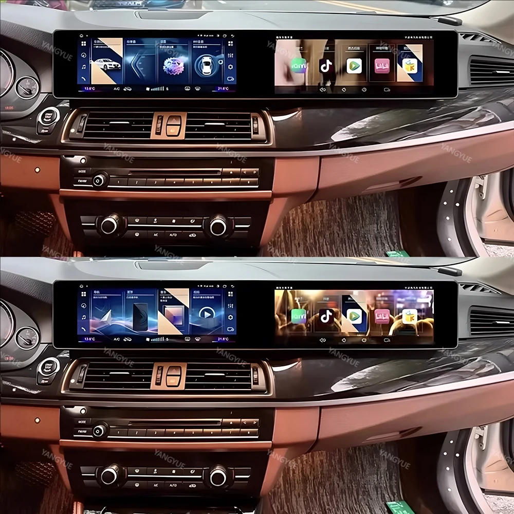 Фото N двойной экран Android 14 Carplay авто радио для BMW 6 серии F10 F11 2013 2014 2015 2016 2017 Обновление до 2024 GPS головное устройство №4