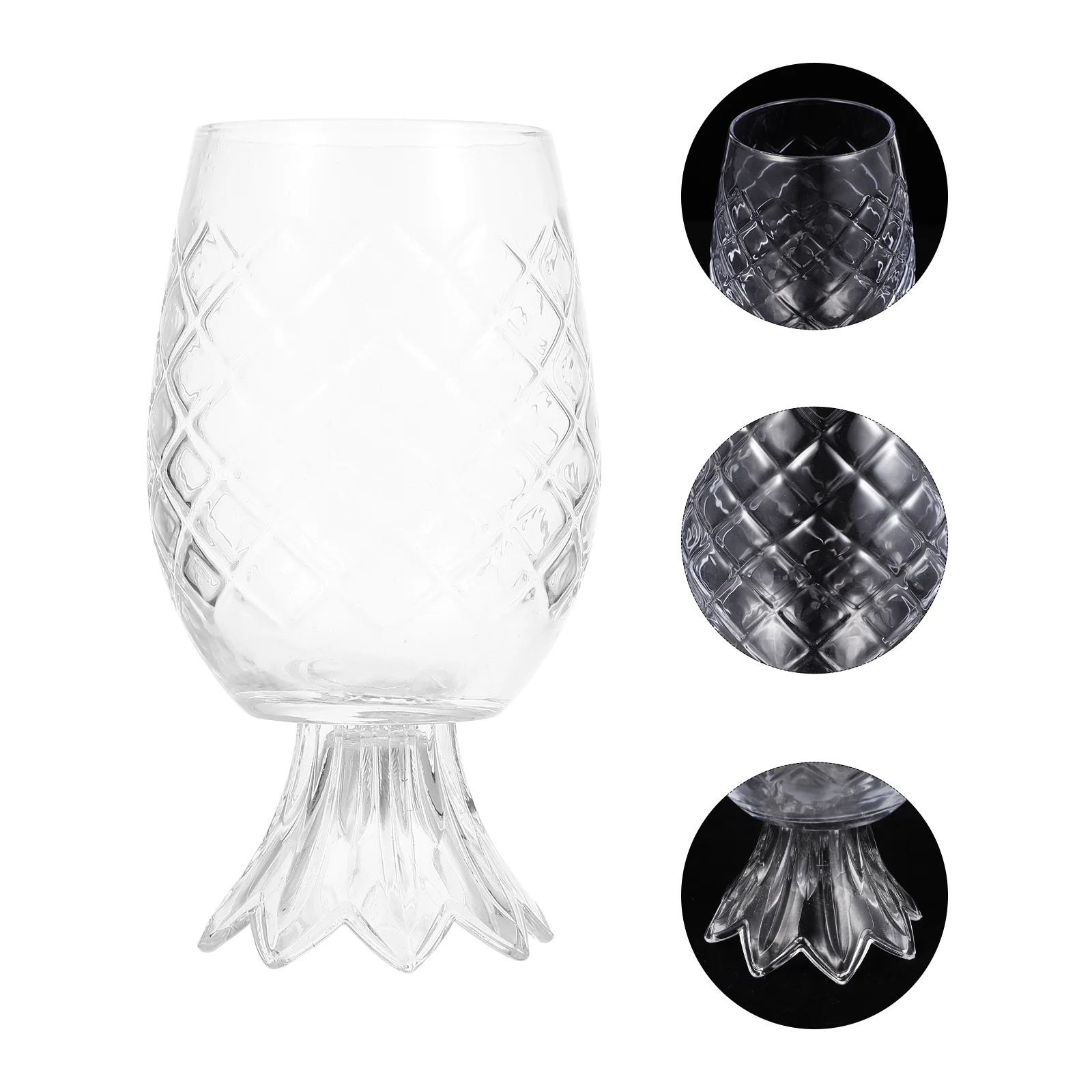 

Pineapple Shaped Cup Decorative Whiskey Glasses Drinks Serving Cup