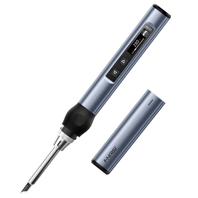FNIRSI HS-01 Smart Electric Soldering Iron PD 65W Adjustable Constant Temperature Fast Heat Portable Soldering Iron Station Set enlarge