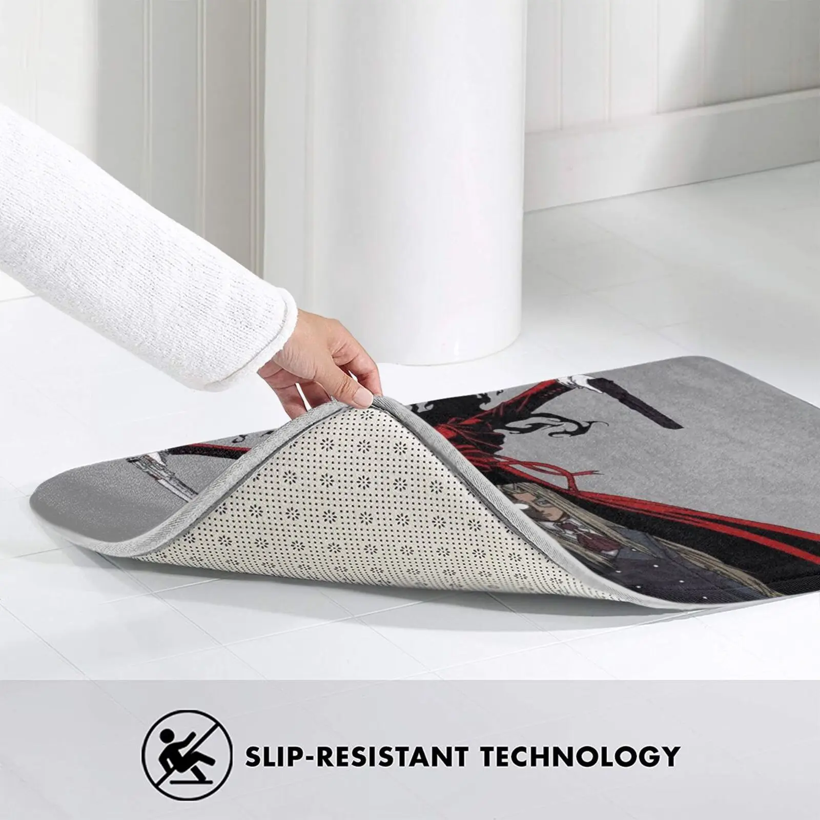 Коврик Hellsing с водой нескользящий дверной коврик Хеллсинг Алукард аниме японская