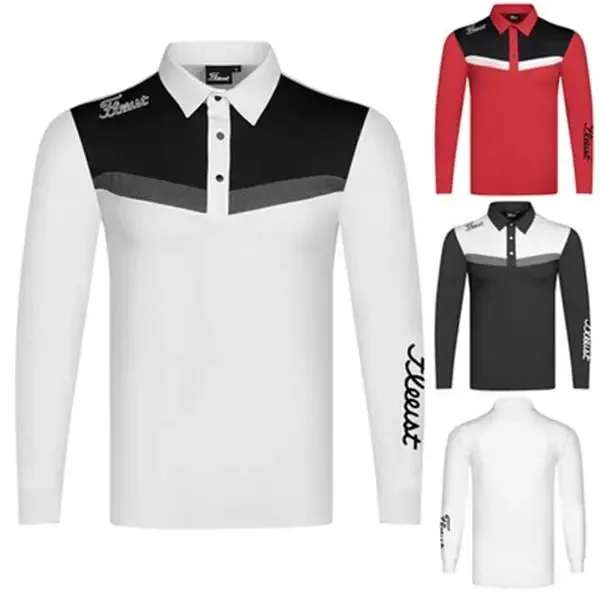 

Мужская футболка с длинным рукавом, одежда для гольфа, дизайнерская футболка