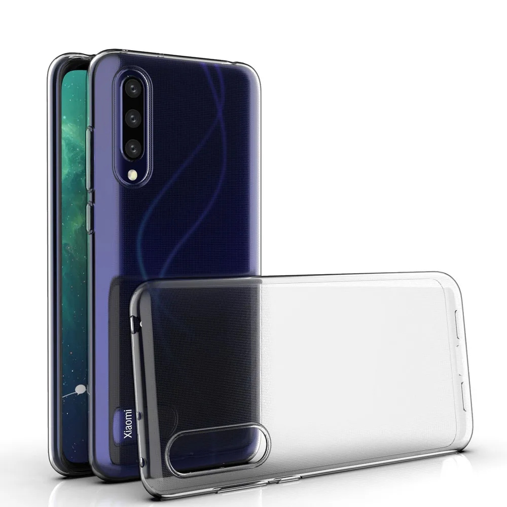 Прозрачный чехол для Xiaomi Mi9 lite прозрачный мягкий термополиуретановый