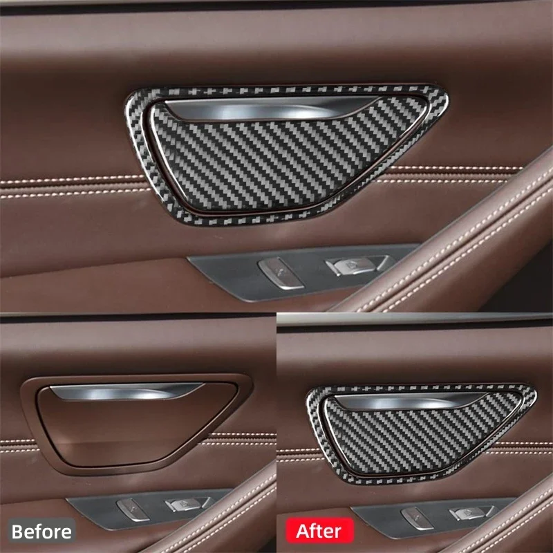 Для BMW 5 серии G30 2018-2022 аксессуары из углеродного волокна внутренняя часть