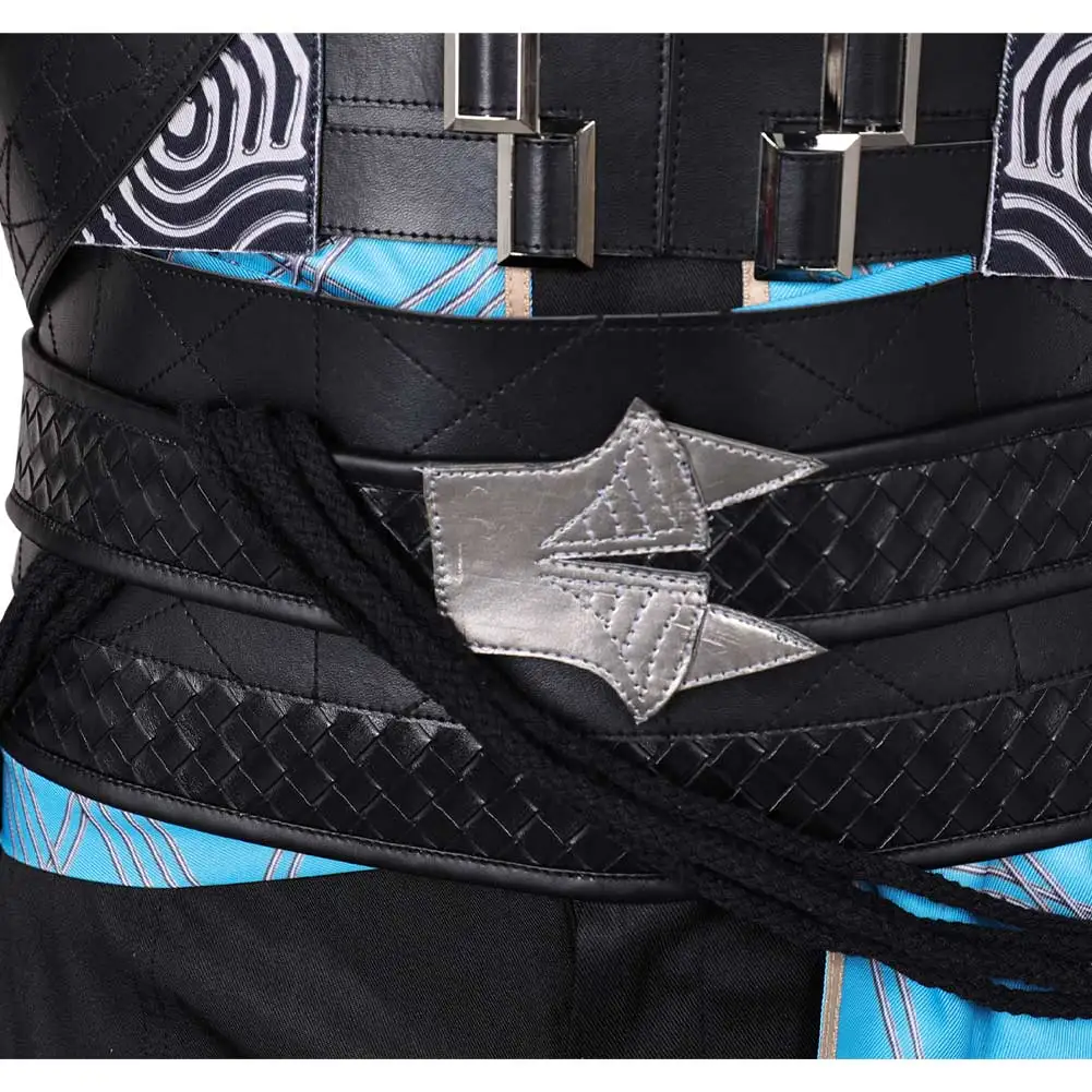 Костюм для косплея Quan chi мужчин и взрослых жилет штаны карнавальный костюм