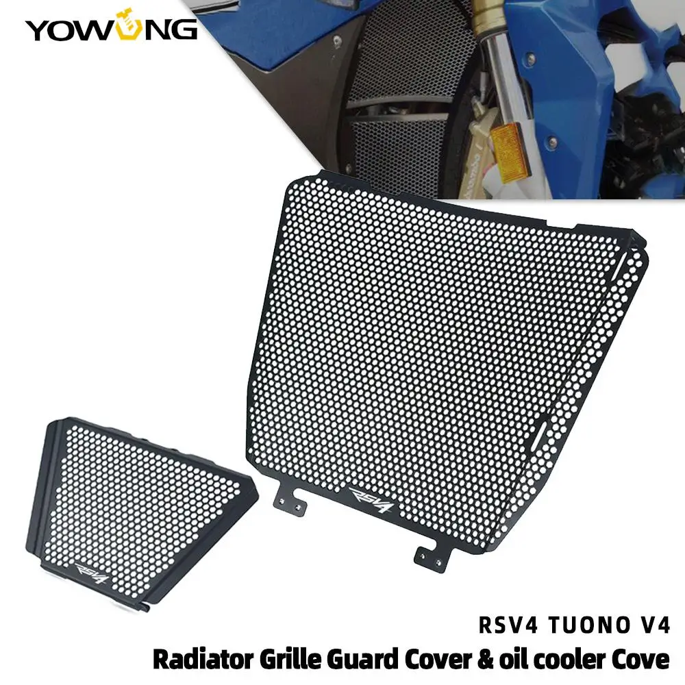 

Motorcycle Radiator Guard Grill Cover Cooled Protector oil cooler Cover FOR Aprilia Tuono V4 1100 RR 1100RR 2017 2018 2019 2020