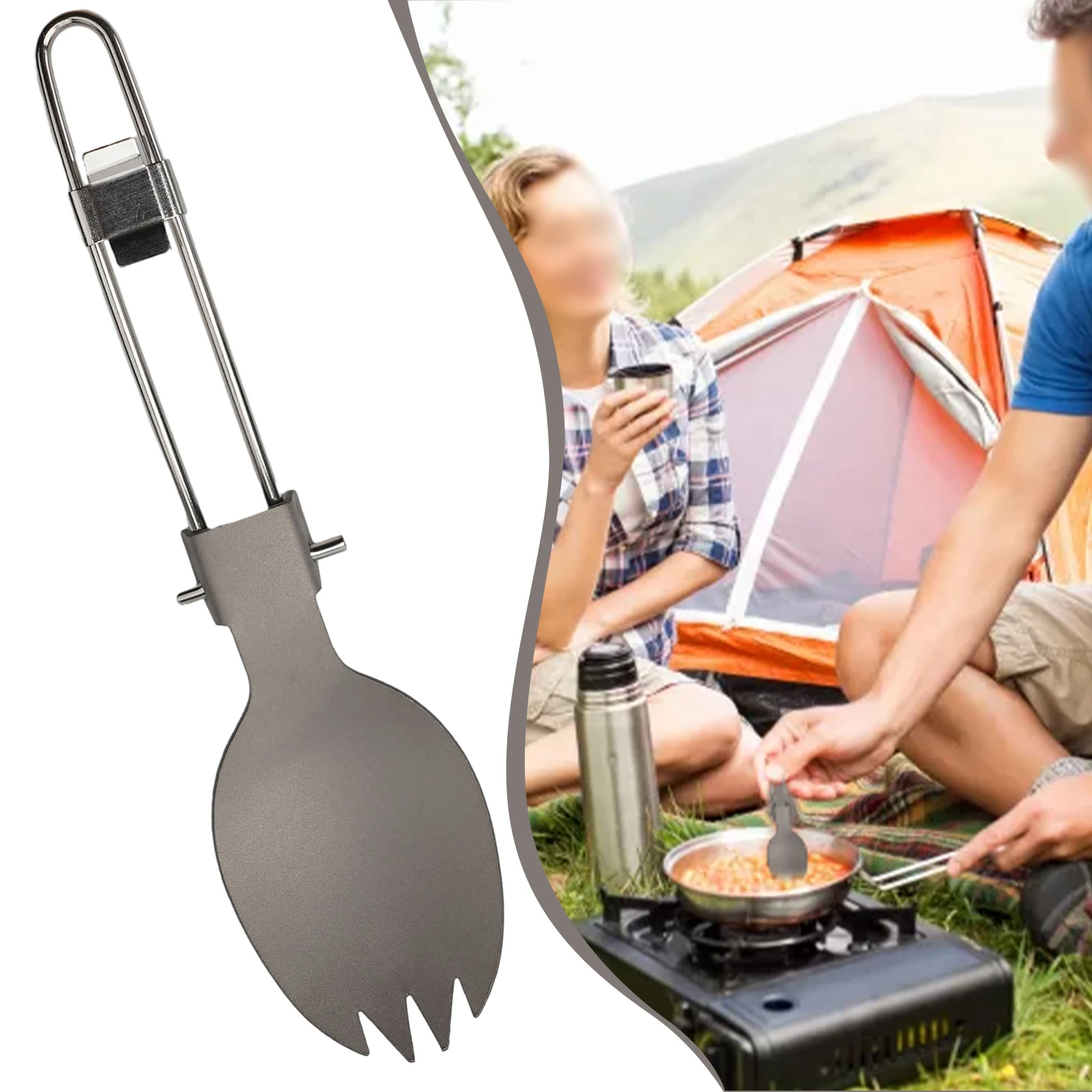 20 складная ложка вилка уличная посуда столовая для путешествий походов пикника