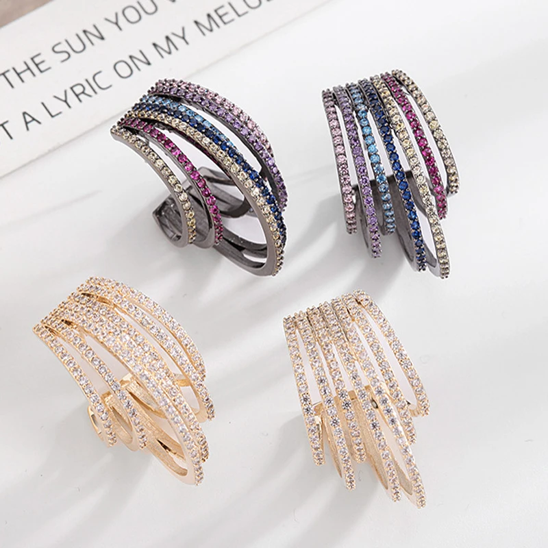 

Женские серьги-гвоздики с кристаллами, в стиле ретро