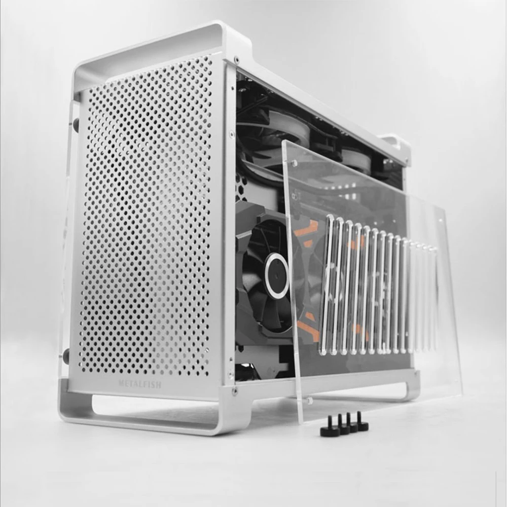 Алюминиевый игровой чехол Mini ITX