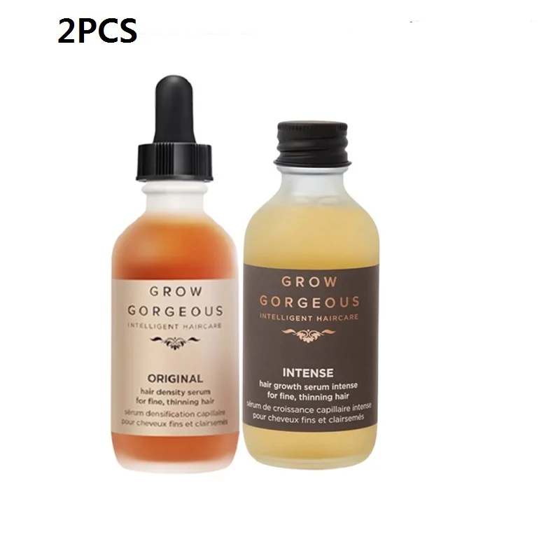 

2PCS Grow Gorgeous Hair Growth Essence Fast Growing Hair Essential Oil Hair Care Prevent Hair Loss Oil Scalp Treatment