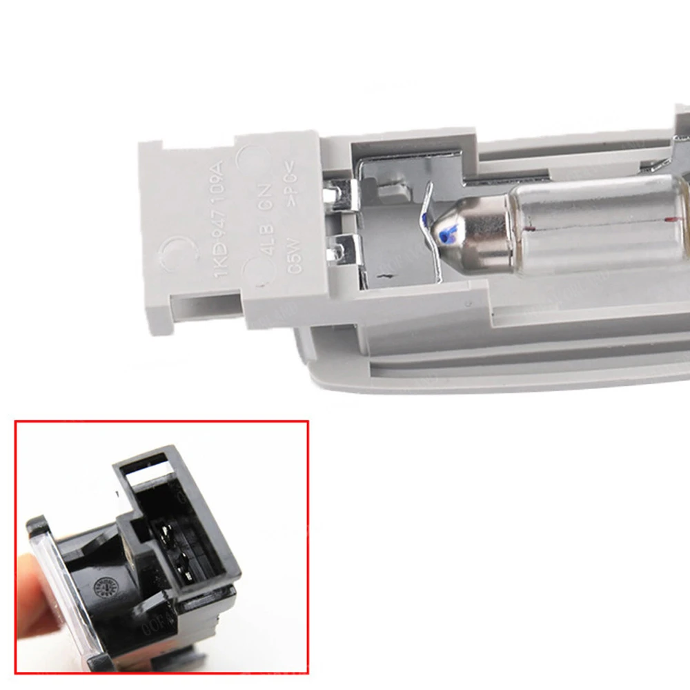Лампа для чтения серого и цветов 1K0947109 VW Polo CC 2012-2017 Eos Golf Jetta Passat Tiguan Bettle Touran