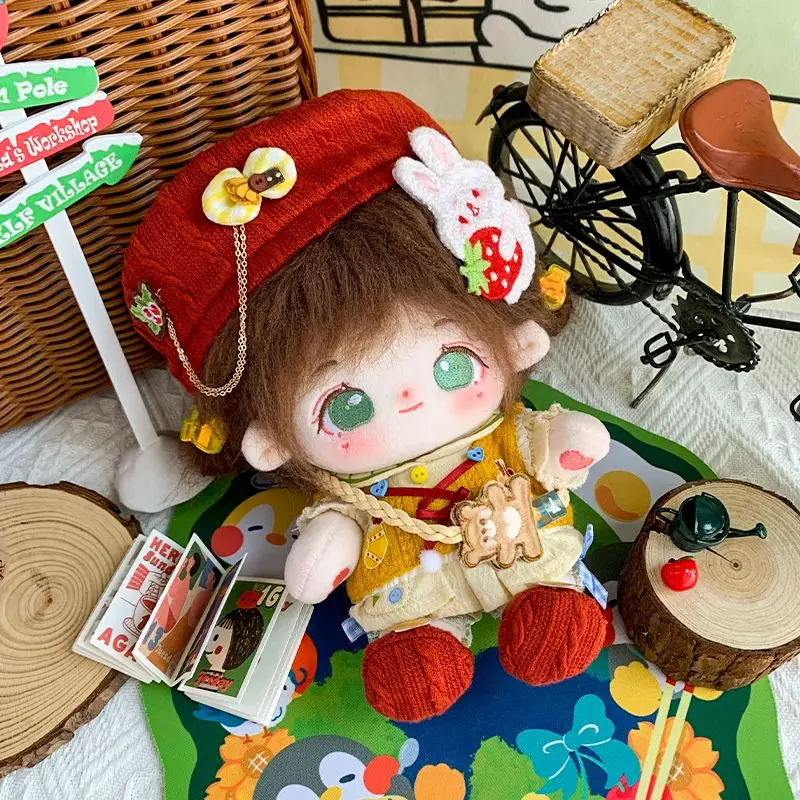

Sweet Girl Kawaii Pink Peach Series Clothes Outfit No Attribute 20cm Plush Cotton Stuffed Doll Accessories Costume Gift
