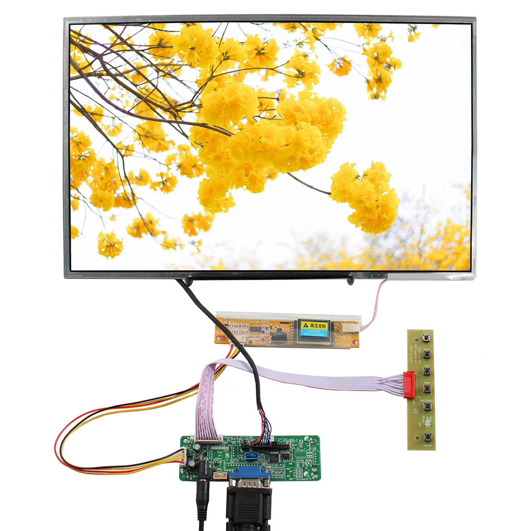 

VGA LCD Controller Board with 15.4inch 1280x800 TFT-LCD For Laptop Display Panel