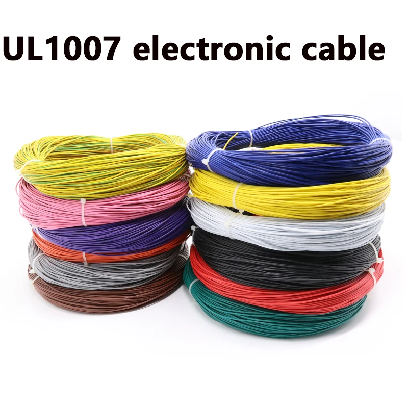 

UL1007 Electronic Wire Environmental Protection PVC Tinned Copper American Standard Connection Flying Lead Lead Terminal Wire