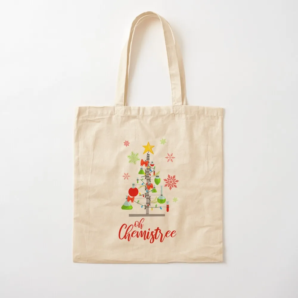 Oh Chemistree Red Tote Bag большая женская сумка на заказ