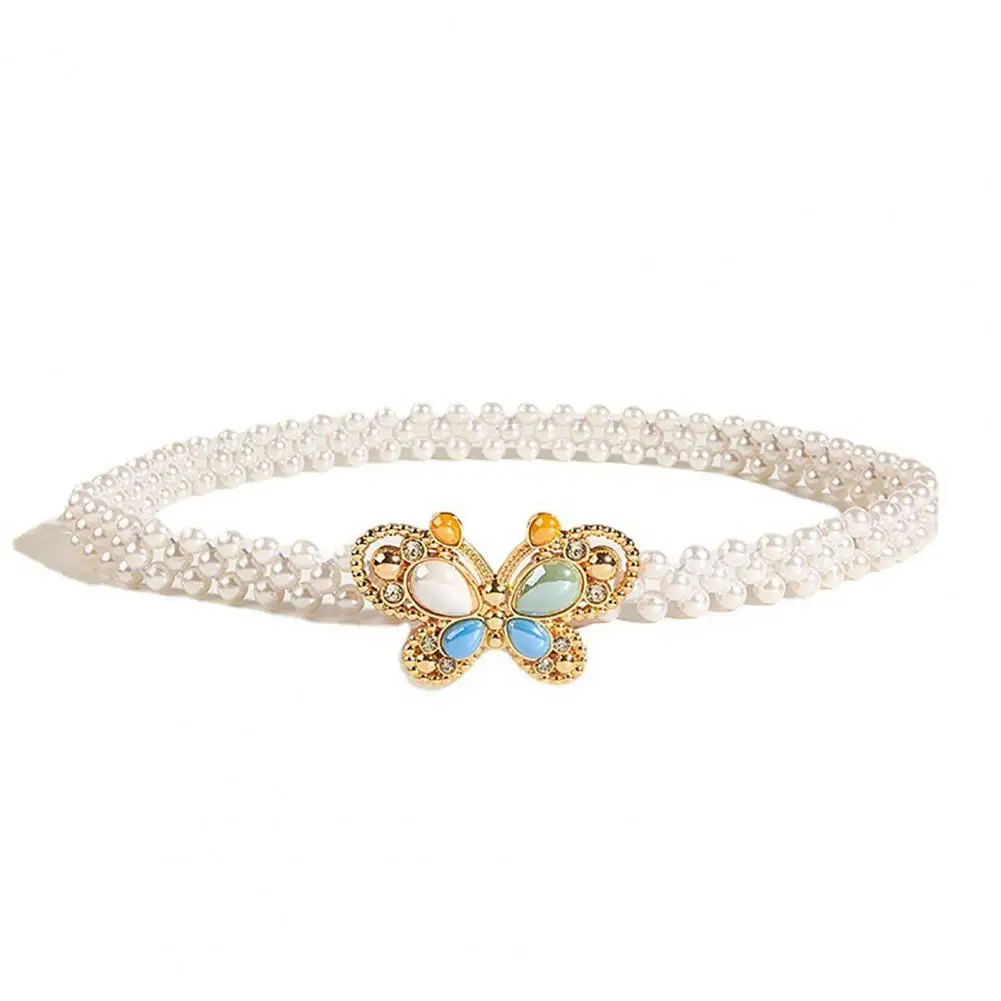 

Pretty Narrow Exquisite Lightweight Lady Waist Strap Butterflies Shape Adjustable Women Waist Strap Waist Jewelry Accessories