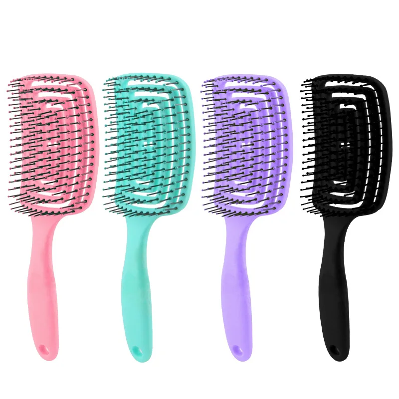 

Massage Hair Comb Detangling Hair Brush Detangler Hairbrush for Curly Hair Women Men Hair Scalp Massage Comb Grips Oraments