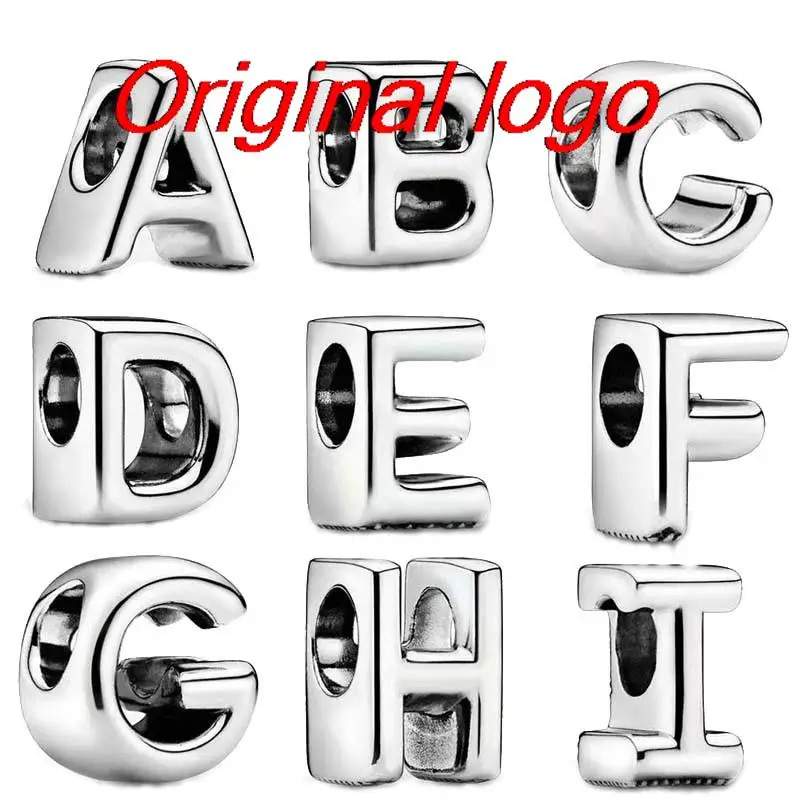 

Letter Beads Creative Combination Charms Beads A-Z 26 Letters Charm Alphabet Fit Original Pandora Bracelets For Women Jewelry