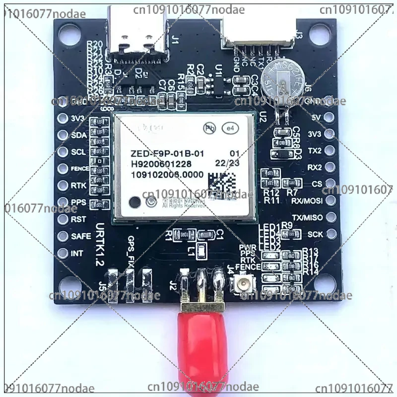 ZED-F9P-01B-01 Отличная плата GNSS работает последовательный I2C ESP32 с управлением и SPI UM980