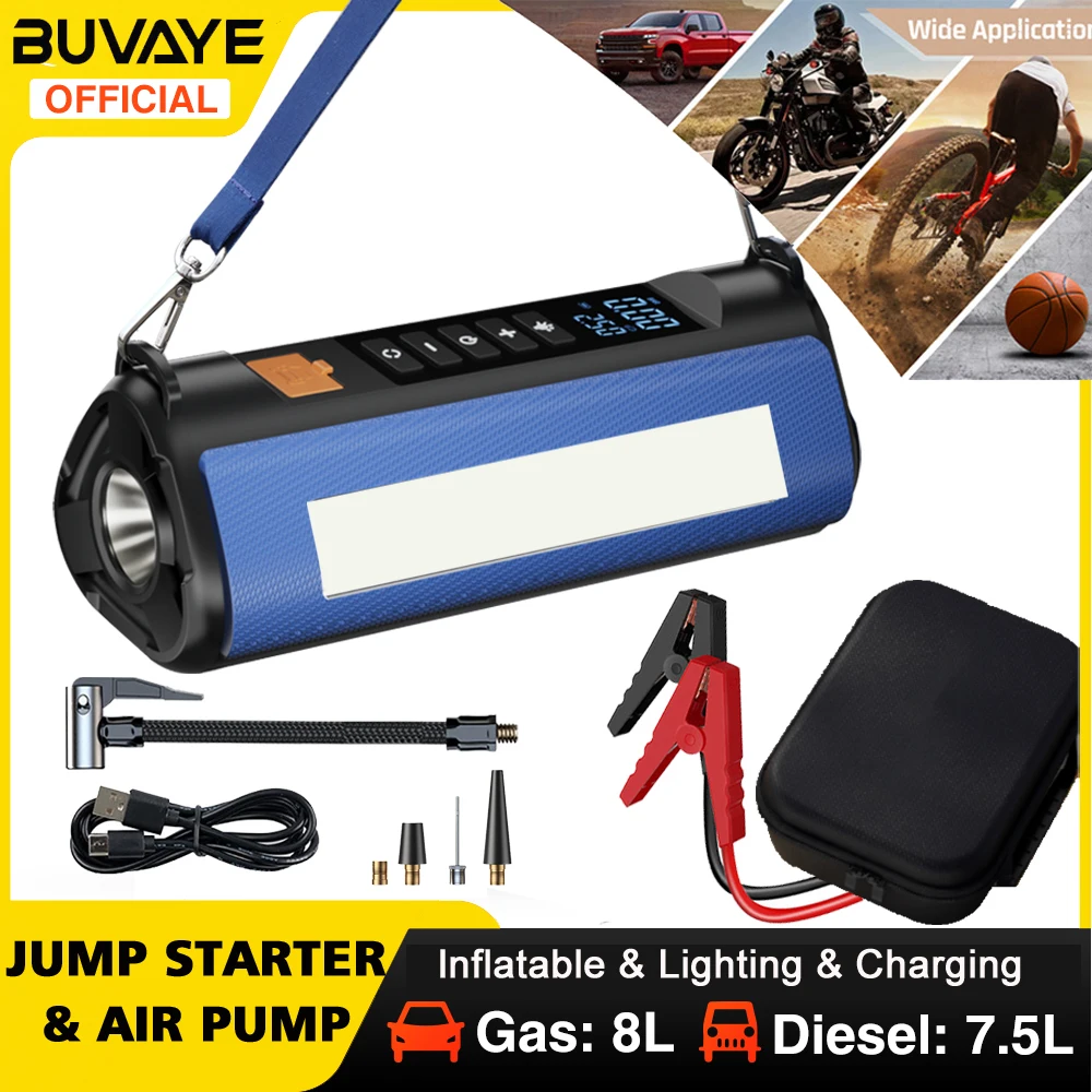 Multifunctional Tire Inflator With Eva Bag