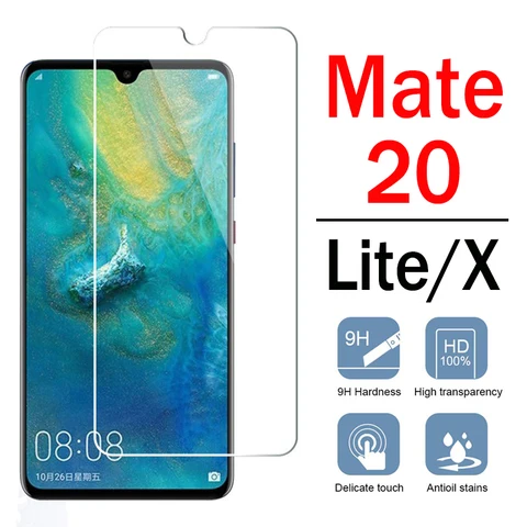 Матовое 20 Защитное стекло для Huawei Mate20 Lite Light X, протектор экрана на Hwawei 20X 20 Lite Lights, закаленное стекло, защитная пленка