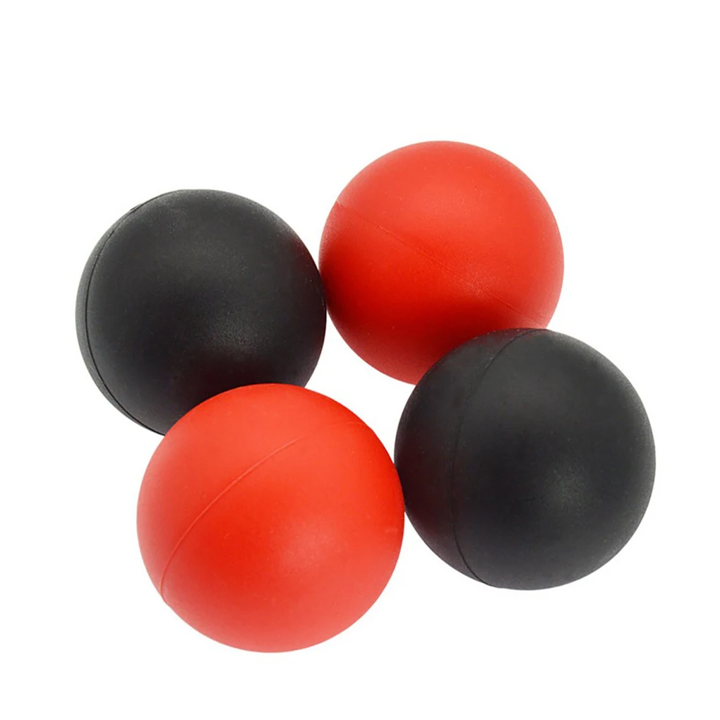 

NERIES Back Massager Household Burr-free Silicone Massage Balls Massages Tool for Home Sports Body Relaxation Therapy Red
