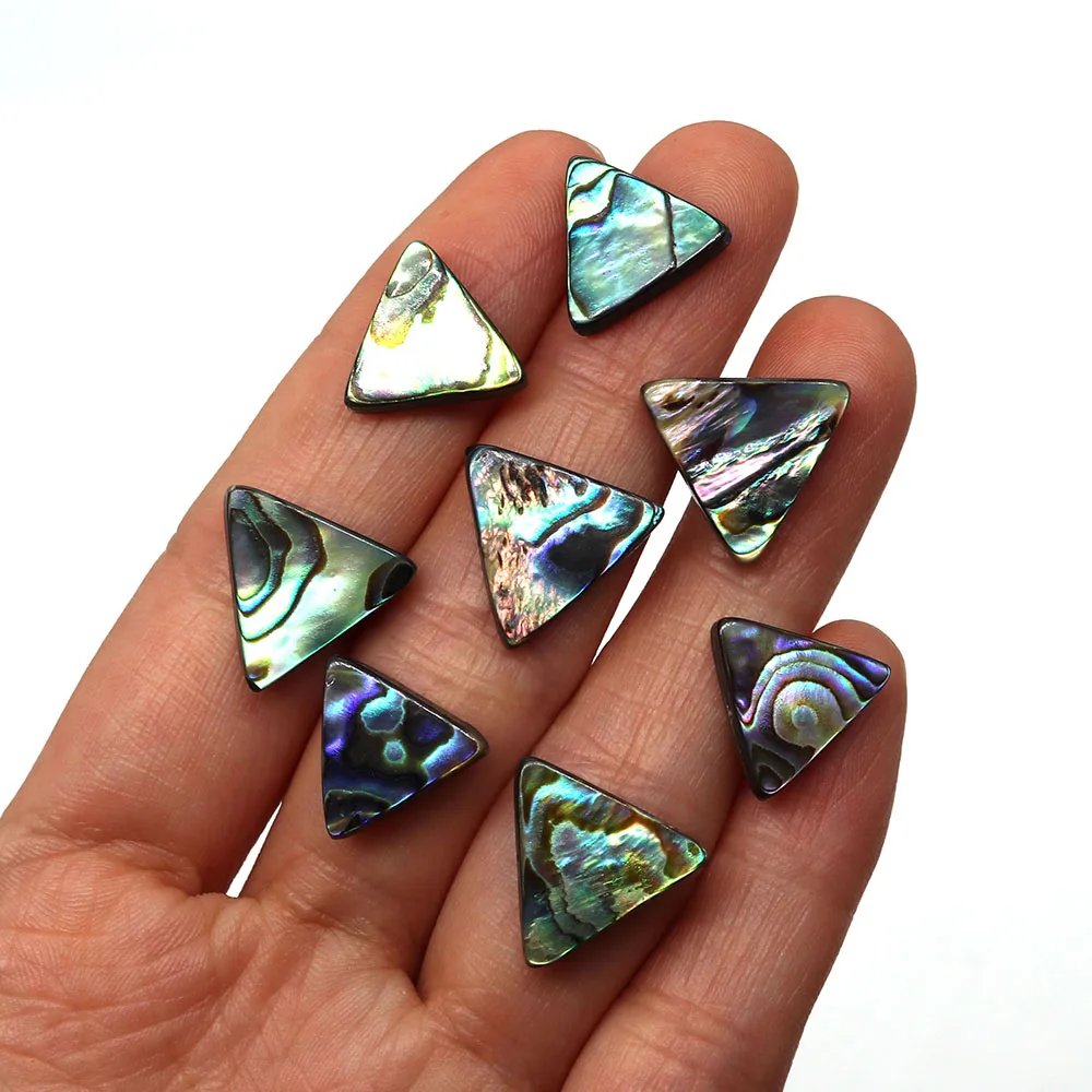 

Triangular Natural Abalone Beads 5 Pack Charm 11-16mm DIY Fashion Making Bracelet Necklace Earrings Women Gift Accessories