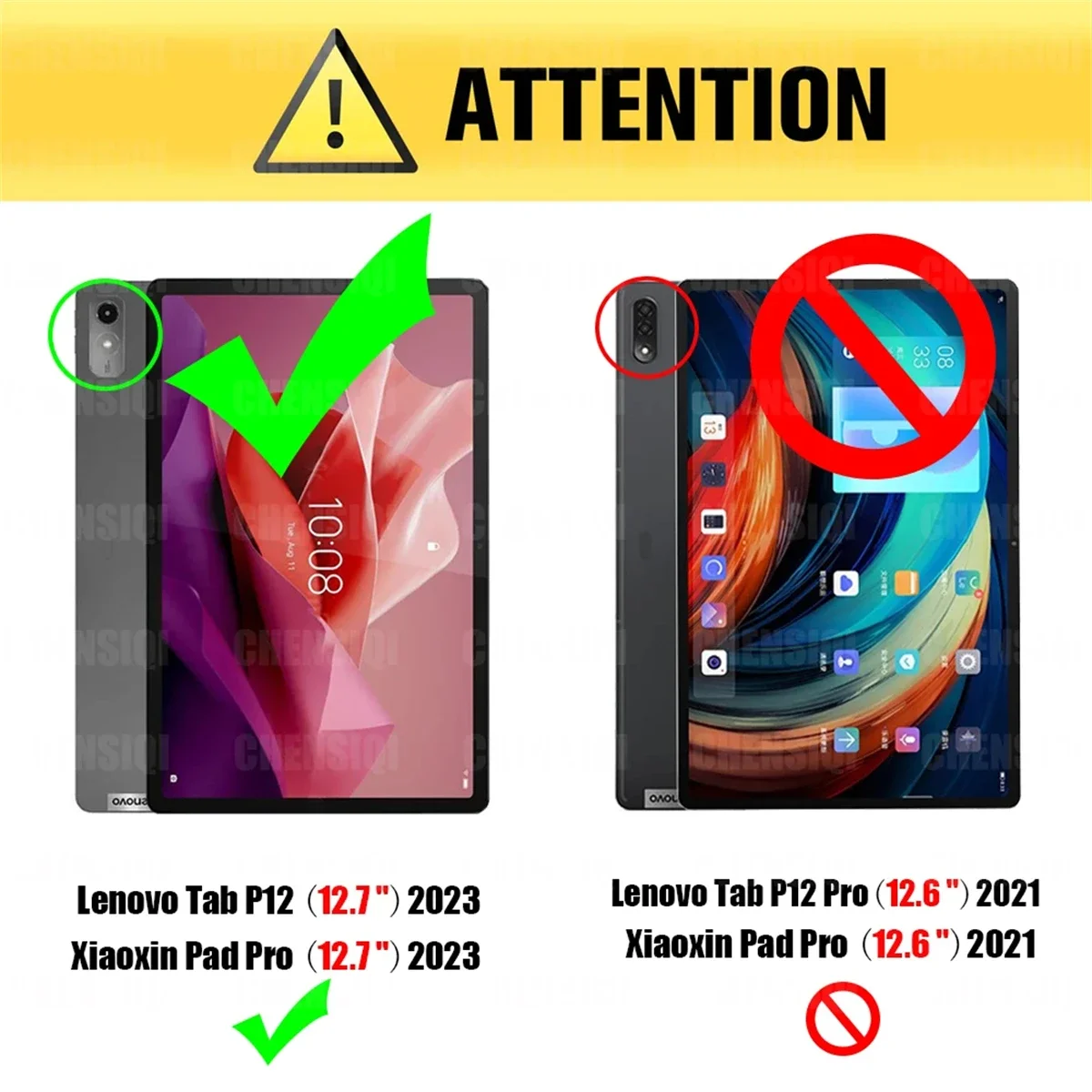 Чехол для Lenovo Xiaoxin Pad Pro (12 7 дюйма) 2023 ручной Универсальный противоударный чехол