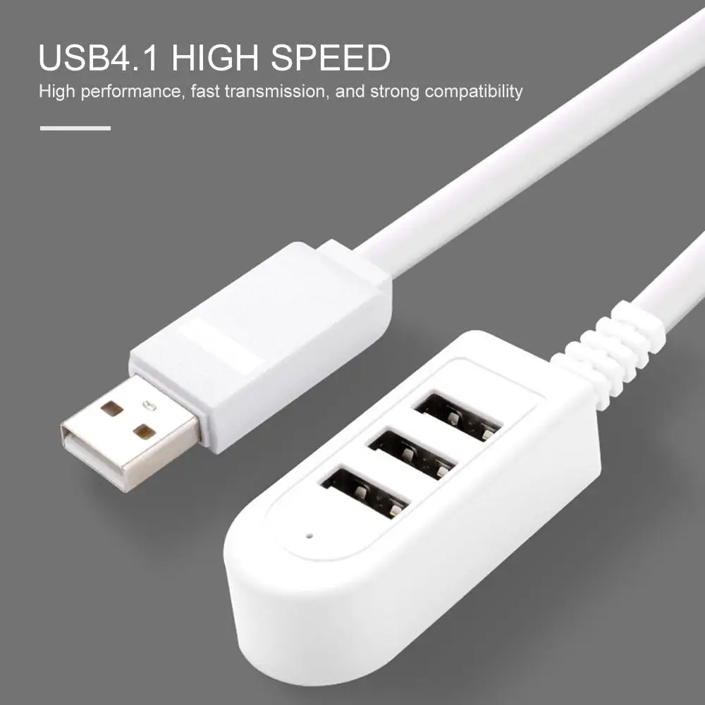 

New 3 Port Usb Splitter One For Three 3A Charger Converter Extension Cable Line Expansion Multi-port Hub Mini-USB Data Cables