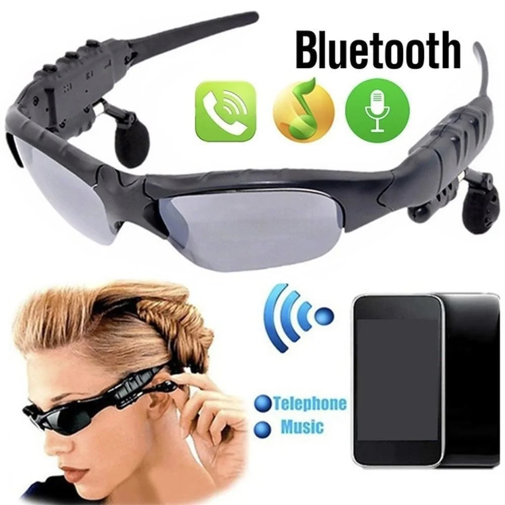 

Lunettes de soleil sans fil Bluetooth, pour cyclisme, équitation, écouteurs intelligents, Sport de plein air, casque avec micro