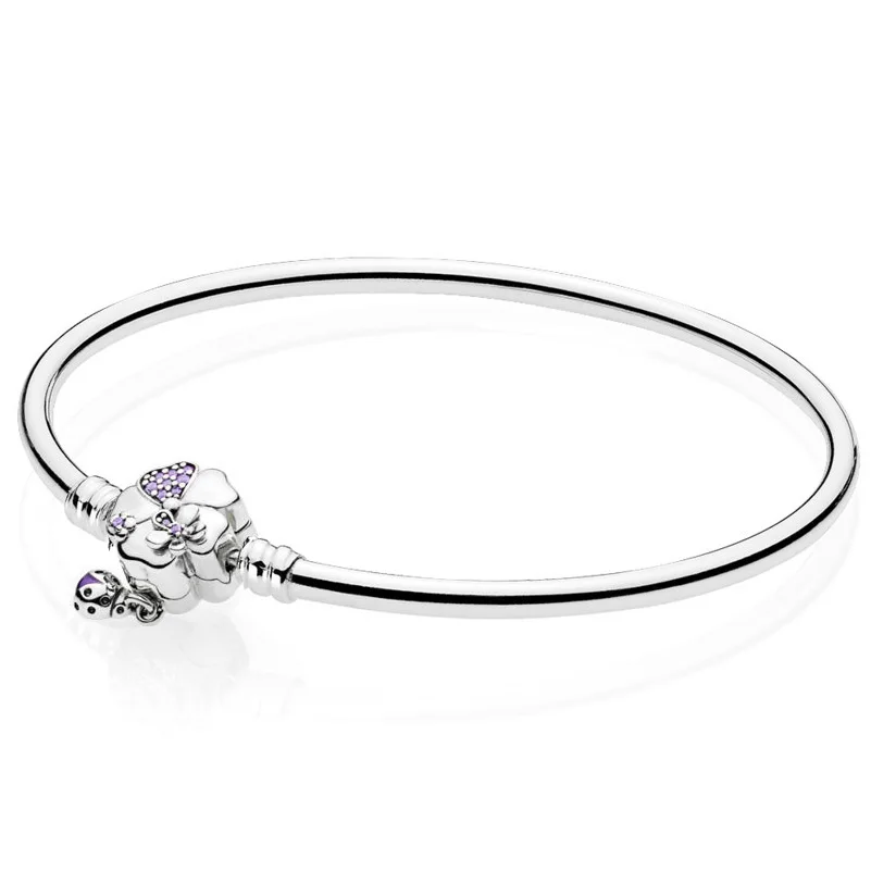 Bracelet Original en Argent 925, Convient pour Pandora, Perlé, Boutique, Fait à la Main, Bijoux pour Femme, Cadeau de ixde Fiançailles