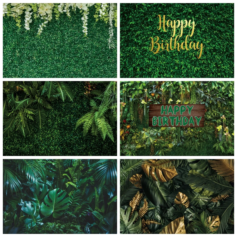 Фон с зелеными листьями для фотографии тропические джунгли трава лист стена