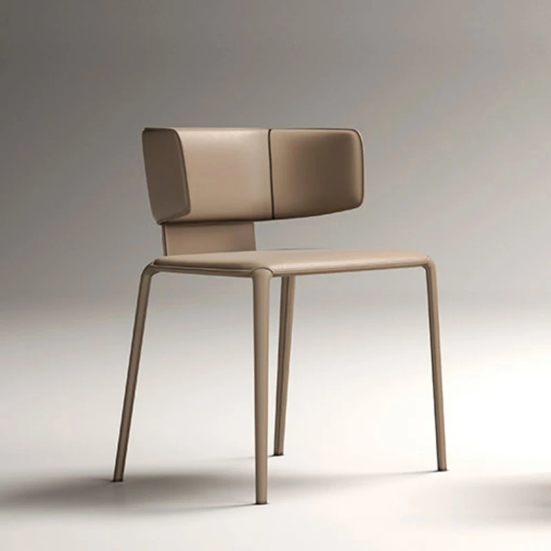 S Feature Office Kitchen Luxury Dining Chairs Pu Leather Silla Comedor Home Furniture Yq50dc