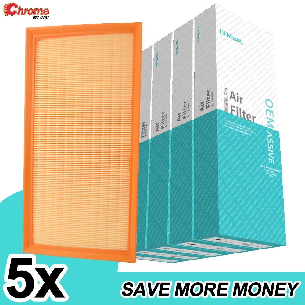 Воздушный фильтр для двигателя автомобиля Volkswagen VW Bora Jetta 1J2, вариант 1J6 Golf IV 1J1 1J5 Audi A3 8L1 TT 8N3, 1J0129620 1J0129620A, 5 шт.