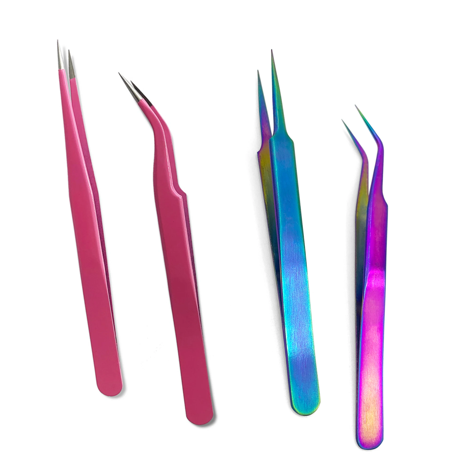 Пинцет для ресниц из нержавеющей стали антистатические принадлежности