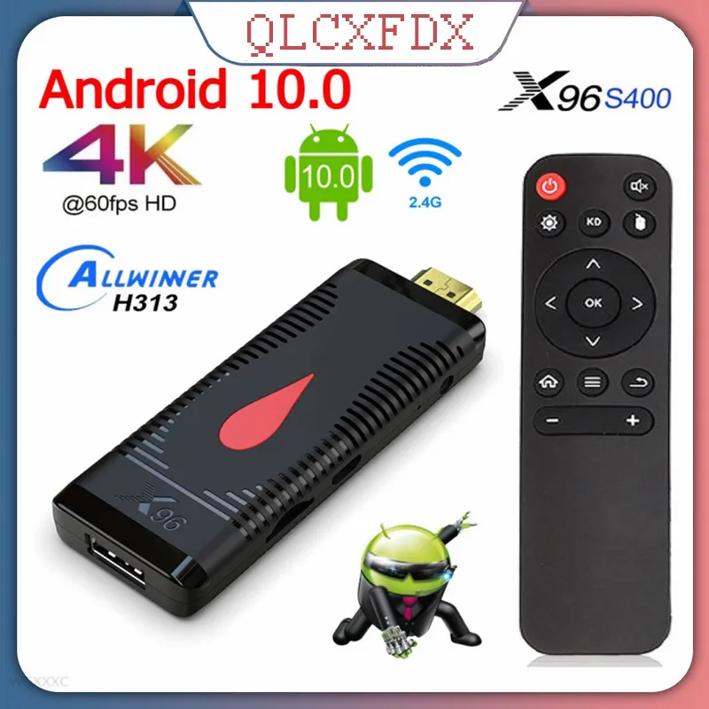 

X96 S400 Android Smart Tv Box Android 10.0 Allwinner H313 Quad Core Arm Cortex A53 Tv X96Q Set Top Box 4K 3D Media Player