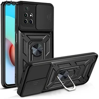 case for redmi note 11 10 pro max poco f3 x3 pro gt mi 11t pro lite camera lens protection shockproof armor magnetic slide cover