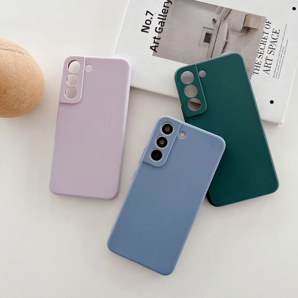 

100 шт., силиконовый чехол для Samsung Galaxy S22 Ultra S21 Plus Note 20 S20 FE A52 A33 A71 4G