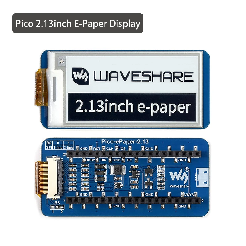 2 13 дюймовый E-Paper E-Ink модуль дисплея для Raspberry Pi Pico 250x12 пикселя экран SPI интерфейс ЖК